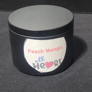 Peach Mango Scented Handmade Candle - Picture 1 of 4