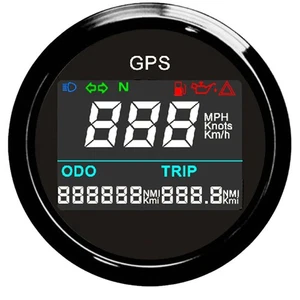 52mm Waterproof GPS Digital Speedometer Odometer Gauge for Motorcycle Car Truck - Picture 1 of 10