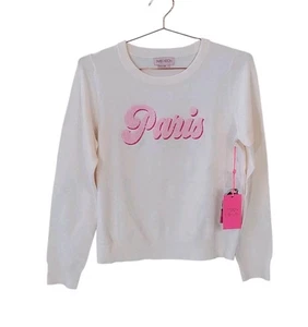 New PARIS HILTON M Boucle Patch Paris Sweater in Gardenia Women - Picture 1 of 10