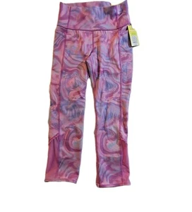 NEW All In Motion High-Rise Capri Leggings size XL 14 Pink Purple - Picture 1 of 4