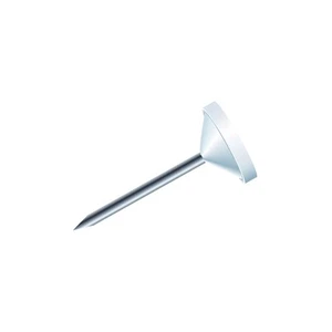 Boîte de 100 épingles à tête plate 5mm Blanc - Afbeelding 1 van 1
