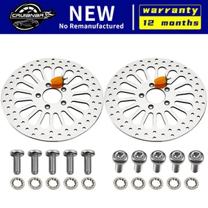 2PCS 11.8" Front Brake Rotors For Harley Touring Electra Glide Road King 2008 UP - Picture 1 of 6