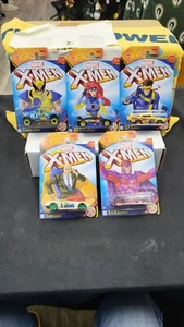 NIB 2021 MARVEL X-MEN SERIES 1/64 HOT WHEELS SET OF 5 TOY CAR 57 CHEVY SIR MS T - Picture 1 of 8