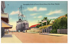 Steamship Dock in Key West, Florida Ship Postcard
