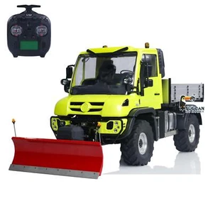 1/10 U423 4X4 Hydraulic RC Crawler Off-road Dumper Snow Blade AWD Tires Wheels - Picture 1 of 24