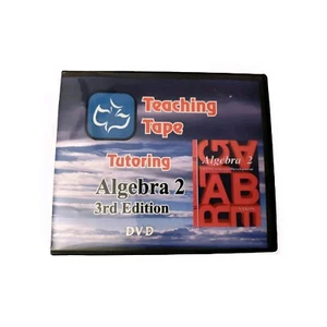 Saxon ALGEBRA 2 Teaching DVD Video Homeschool 3rd Ed SEALED Instruction Tutoring - Imagen 1 de 4