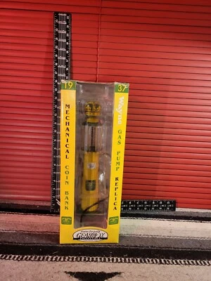 John Deere Mechanical Coin Bank Gas Pump Replica 1/8 by GearBox - Image 1 of 4