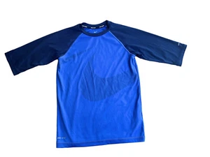 Nike Dri-Fit Sz Medium Boys Youth Rash Guard Water Shirt GREAT CONDITION - Picture 1 of 4
