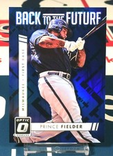 Prince Fielder 2016 Donruss Optic Back to the Future Blue #BF-11 /149 Brewers ⚾