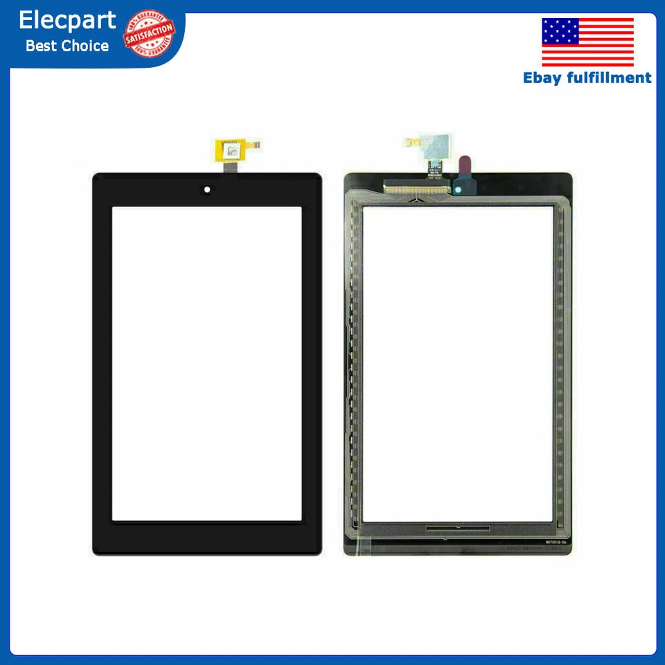 Digitalizador de pantalla táctil de vidrio superior para Amazon Kindle Fire 7 9ª generación 2019 M8S26G control de calidad Foto 1 de 4