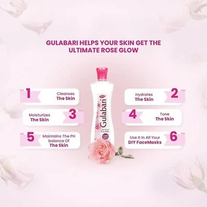 Dabur Gulabari Premium Gulabjal Rose Water Gulab Jal 4 Natural Glowing Skin 30ML