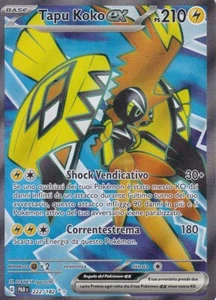 ❤️ CARTA POKEMON - TAPU KOKO - EX - 222/182 - PS 210 - HOLO - RARA - ITALIANO - Foto 1 di 1