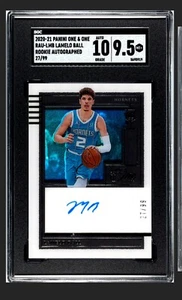 2020-21 Panini One & One Lamelo Ball Rookie Auto /99 SGC 9.5 - Picture 1 of 2
