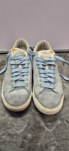 size 4 ladies nike trainers blue suede - Picture 1 of 6