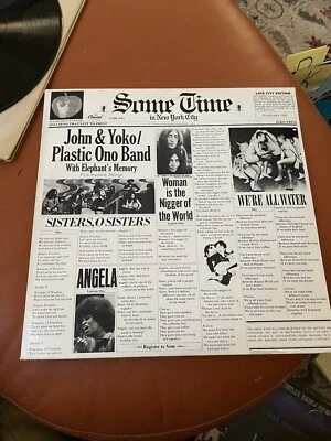 John & Yoko / The Plastic Ono Band: “Some Time in New York City” Vinyl SVBB 3392 - Imagem 1 de 4