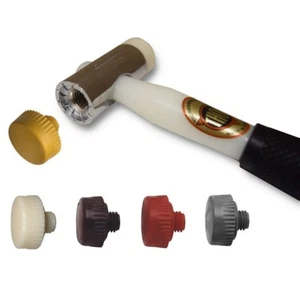 Thor 710 Hammer - Window Glazing Mallet with 5 x Soft to Hard Mix Face Pack - Picture 1 of 8