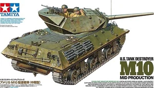 Tamiya 1/35 US TANK Destroyer M10 Mid Production Plastic Model 35350 - Picture 1 of 4