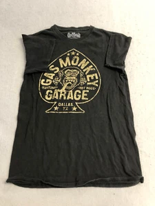 Gas Monkey Garage Men's Small Shirt Graphic Hot Rods Black Short Sleeve Tee - Picture 1 of 4