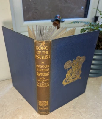 A SONG OF THE ENGLISH by RUDYARD KIPLING illustrated by HEATH ROBINSON 1910 - Image 1 of 4
