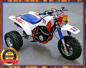 1983 Honda ATC 200x - Restored - Metal Sign 11 x 14 - Picture 1 of 4