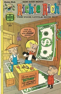 Vintage 1977 Richie Rich Bank Comic Harvey World September #158 - Picture 1 of 2