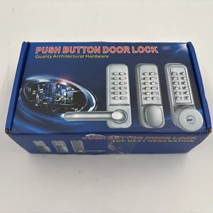 Door Locks Push Button Quality Architectural Hardware New - Picture 1 of 3