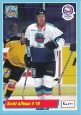 2000-01 Sheffield Steelers Team Set #19 SCOTT ALLISON - AEV Augsburg Panther