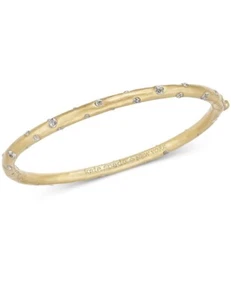$68 Kate Spade   gold tone crystal bangle  j18 - Picture 1 of 7