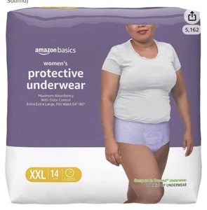 2 x grand paquet de 14 pièces 1 incontinence post-partum sous-vêtements femmes étanches - Photo 1/1