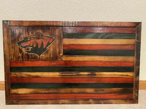 Minnesota Wild 36x22in Flag NHL Cover