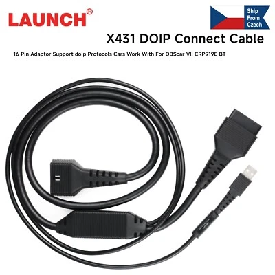 Cable adaptador LAUNCH X431 DOIP para dispositivo con conector Bluetooth CAR VII