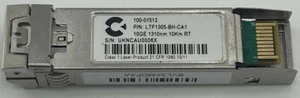 CALIX 100-01512 SFP+ 10G LR 1310NM 10KM RT TRANSCEIVER MODULE LTF1305-BH-CA1 - Picture 1 of 3
