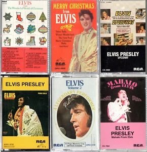 Elvis Presley ~ CASSETTE TAPE COLLECTION ~ Pick From List! - Picture 1 of 46