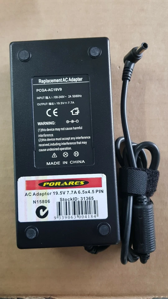 New SONY POWER AC Adapter 19.5V 7.7A VGP-19V17 MODEL:ADP-150NB - image 1 of 1
