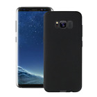 Schutzhülle Silikon Für Samsung S8 S9 S10 S20 S21 S22 S23 FE Plus Case schwarz
