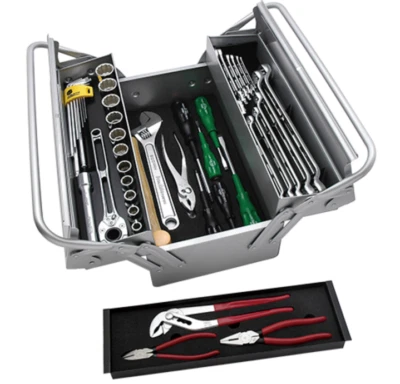 ASAHI TOOLS Tool Set TS3100 45-pc Set With Metal case 11.7kg Made in Japan - Image 1 of 3