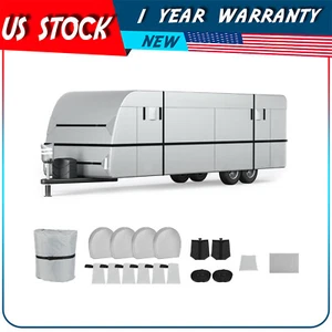 Cubierta de autocaravana 22'-24' a prueba de viento cubierta de cámper extra gruesa con parches adhesivos de reparación - Imagen 1 de 17