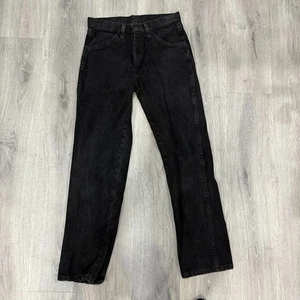 Rustler Jeans Men’s 29x30 Black Straight Leg 100% Cotton Denim - Picture 1 of 6