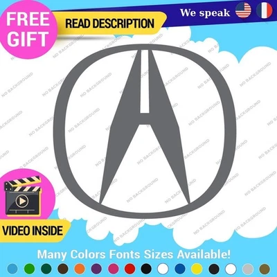 Fits Large Acura Decals Stickers Vinyl Integra RSX DC2 JDM TSX TLX RDX NSX Type - Imagem 1 de 4