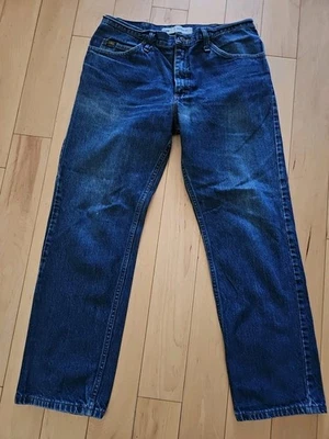 Jeans Lee Para Hombre 100% Algodón Denim Azul Talla 34x30 Calce Regular Hecho en México Foto 1 de 4
