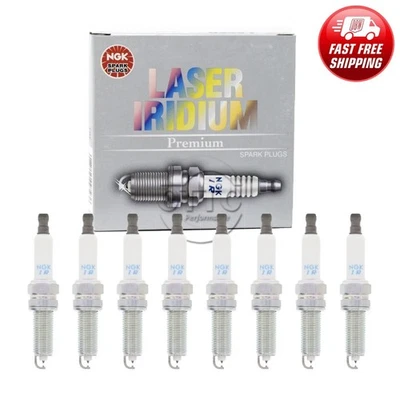 Genuine NGK Laser Iridium Spark Plug 8PCS for 17-20 Genesis G80/ 17-22 G90 V8 - Image 1 of 4