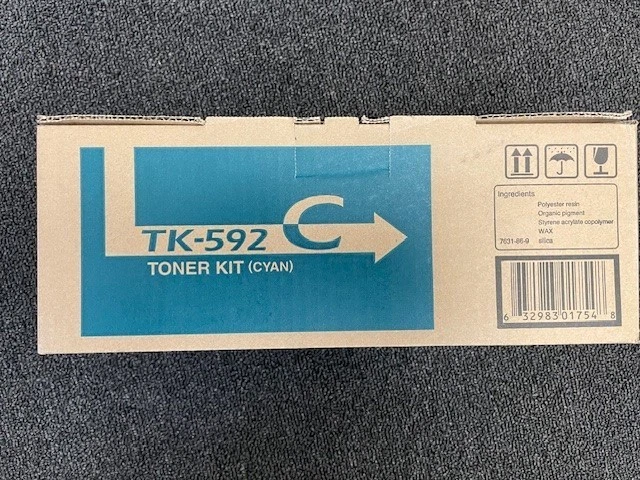 Kyocera TK-592C Cyan Toner - Image 1 of 1