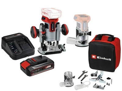 Einhell Akku-Oberfräse TP-RO 18 Set 2,5Ah Power-X-Change Akku Ladegerät - Bild 1 von 4