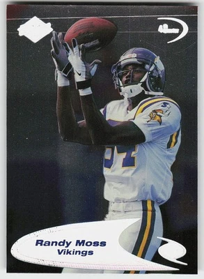 Collector's Edge Odyssey #242 1998 Randy Moss (líneas impresas) fútbol vikingos Foto 1 de 2