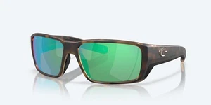 Costa Del Mar Fantail Pro Matte Tortoise/Green Mirror 580G Polarized Sunglasses - Picture 1 of 7
