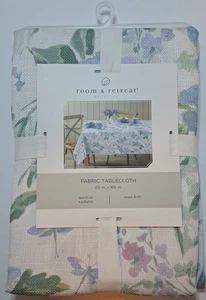 Room & Retreat Collection  Fabric Tablecloth 60x102 "Marissa" - Picture 1 of 3