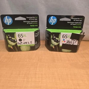 HP 65XL 1 czarny i 1 kolorowy wysokowydajny wkład atramentowy NOWY - Zdjęcie 1 z 3