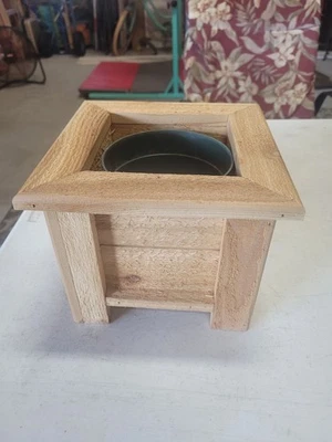 Cedar Planter Box 6 Inch - Image 1 of 3