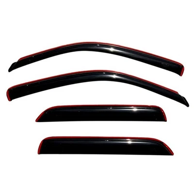 AVS Front & Rear In-Channel Smoke Window Ventvisors for Tahoe Yukon Escalade Foto 1 de 4