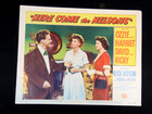"Here Come the Nelsons" Original Lobby Card Ozzie & Harriet Movie TV Pilot 1951